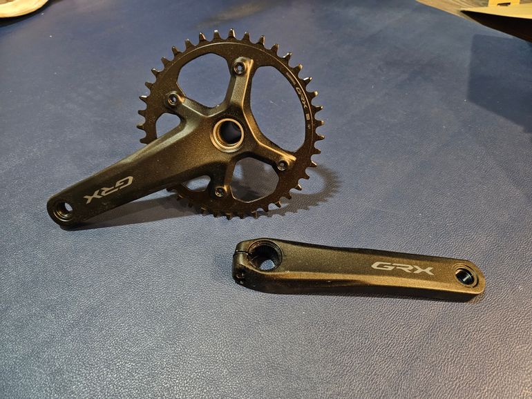 Used Shimano Front Chain Wheel and Crank 2025 bike — image 3 of 5
