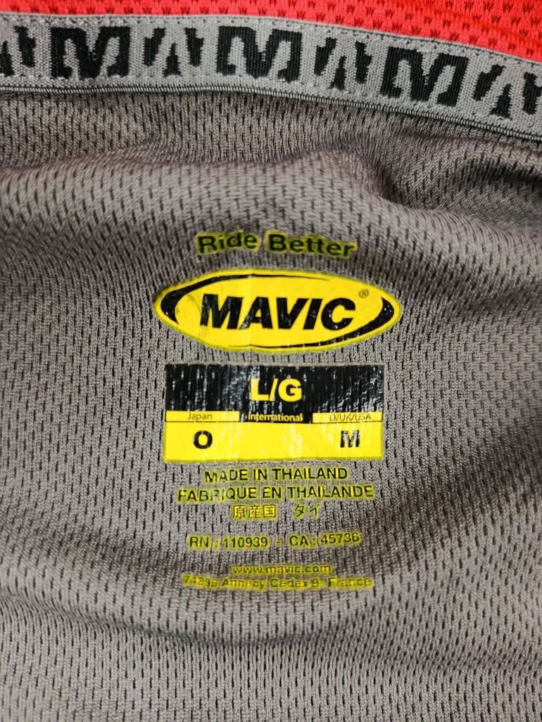 Used Mavic maillot velo homme taille L -93 7448 cyclisme route respirant bike — image 3 of 6