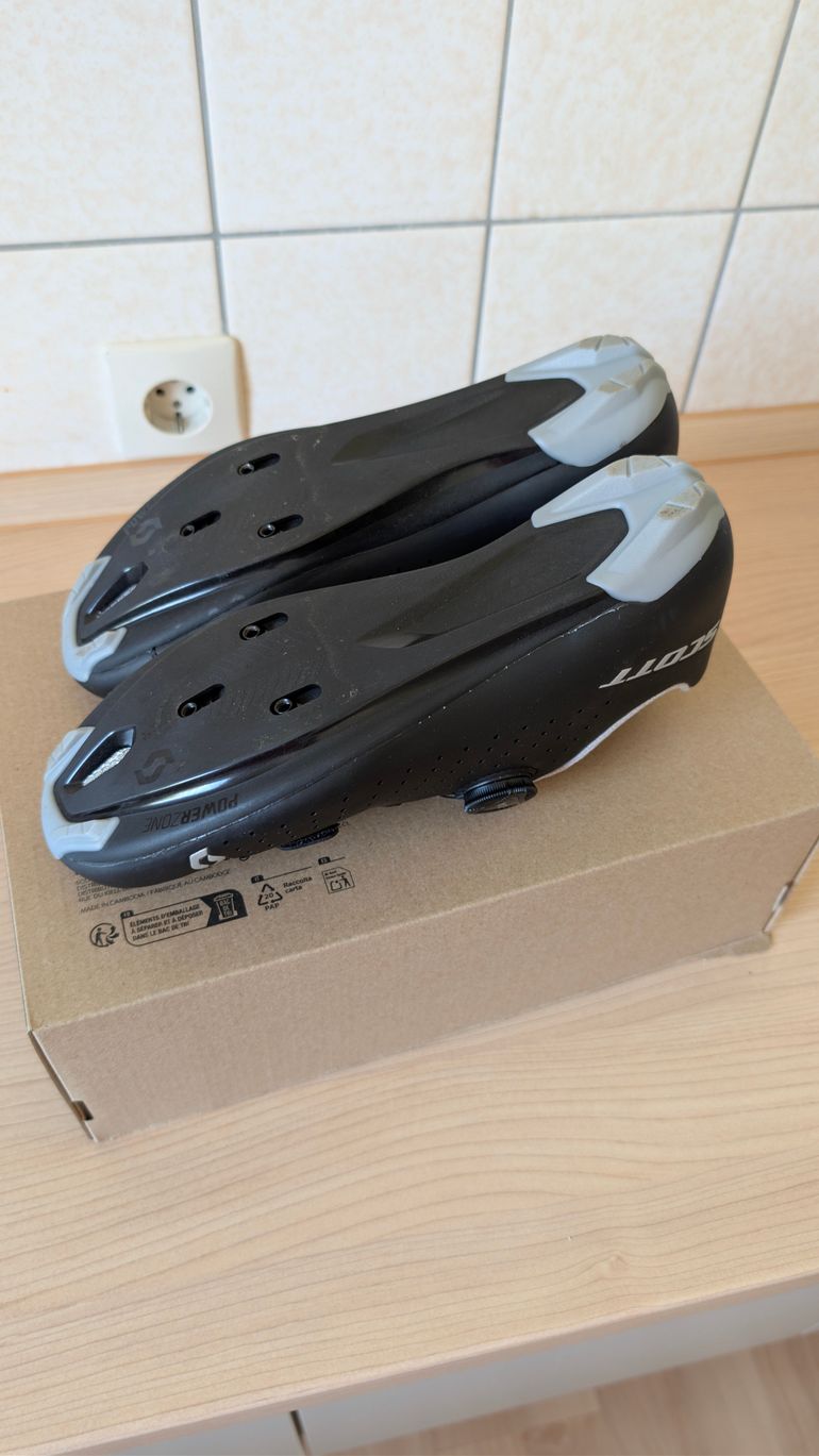 Gebrauchtes Scott Rennradschuhe Road Comp Boa schwarz silber 2026 bike — Bild 8 von 9