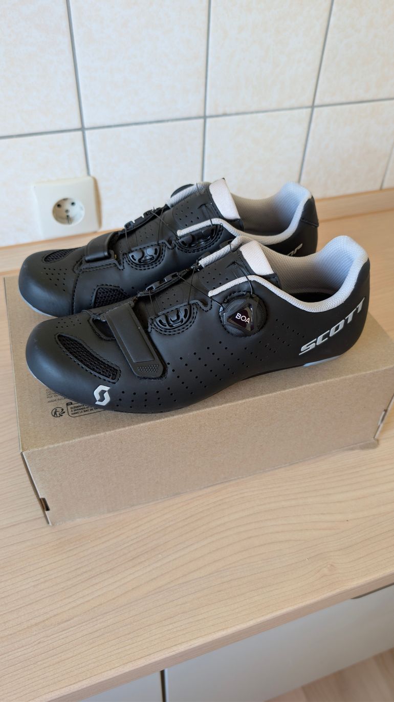 Gebrauchtes Scott Rennradschuhe Road Comp Boa schwarz silber 2026 bike — Bild 3 von 9