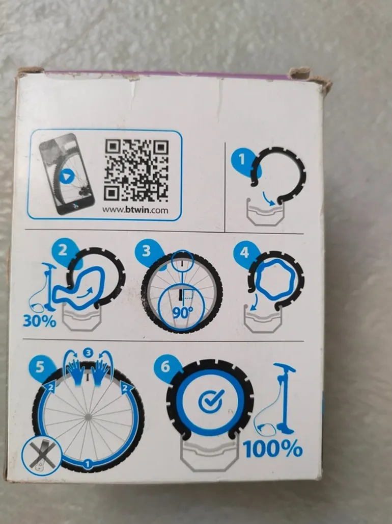 BTWIN nr. 2 Camere d'aria da 24"-valvola Schrader-bici-ciclismo-nuovo! bike d'occasion — image 2 sur 3