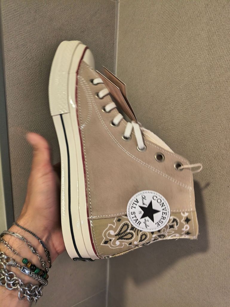 Used converse Chuck Taylor 70 HI size 42.5 Nuovo limited edition bike — image 7 of 10