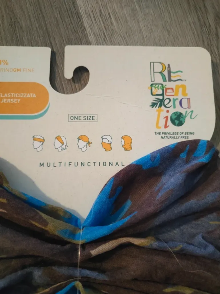 Used rigeneration tubolare elastico multifunzione-scaldacollo, sottocasco, sciarpa, passamontagna! bike — image 2 of 7