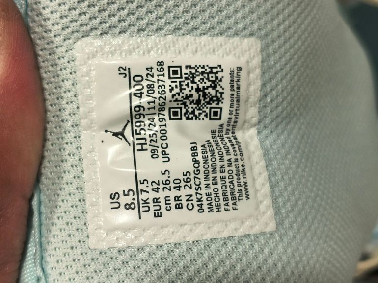 Used Nike Jordan 1 mid Azzurro tg 42 Eur Unisex bike — image 9 of 9