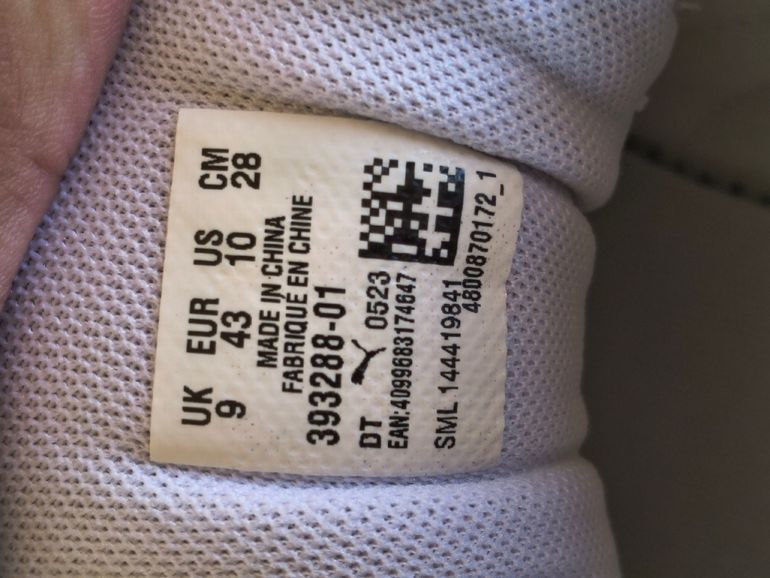 Używany Puma 180breflect White size 43 Nuovo Originale bike — zdjęcie 7 z 9