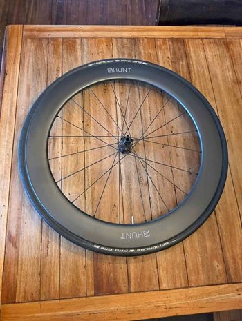 Used Hunt 65mm Carbon Wide Aero Wheelset 2022 bike