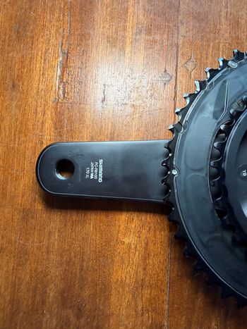 Używany Shimano Ultegra FC-R8100 Kurbel 50/34 170mm + 4iiii Powermeter 2026 bike — zdjęcie 5 z 8