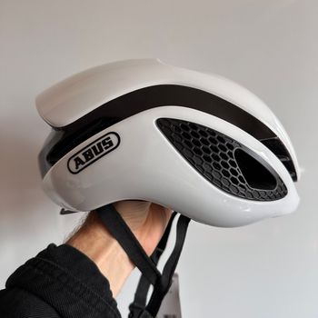 Used ABUS Gamechanger Polar White Helmet size S bike