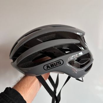 Used ABUS AirBreaker Race Grey Helmet size M bike — image 5 of 12