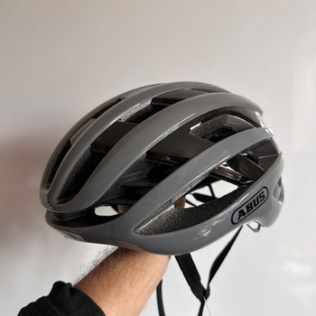 Used ABUS AirBreaker Race Grey Helmet size M bike — image 6 of 12