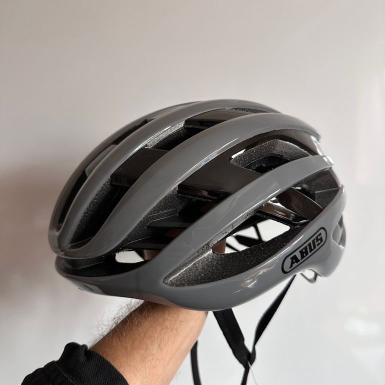 Used ABUS AirBreaker Race Grey Helmet size M bike — image 6 of 12