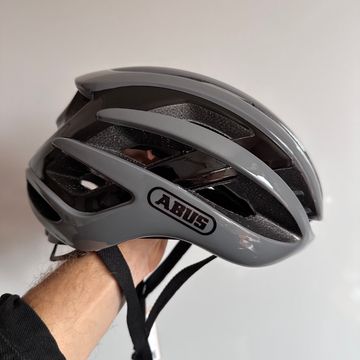 ABUS AirBreaker Race Grey Helmet size M Cycling Accessories usato