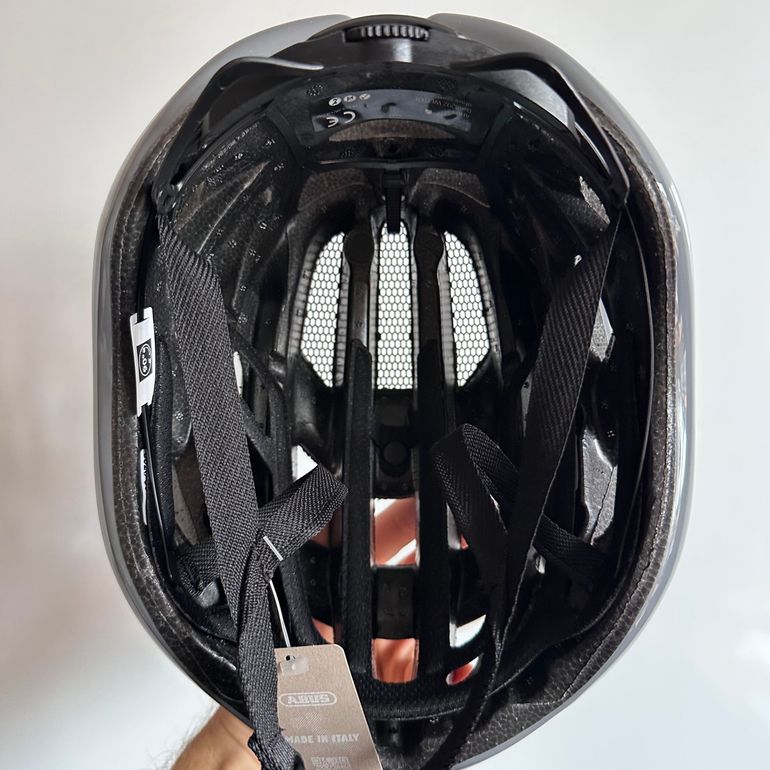 Used ABUS AirBreaker Race Grey Helmet size M bike — image 9 of 12
