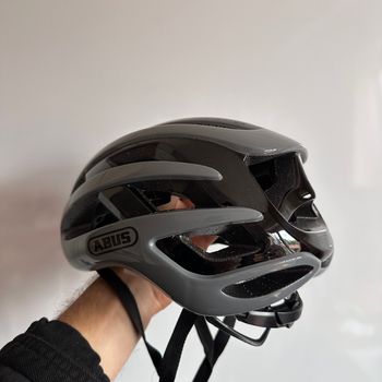 Used ABUS AirBreaker Race Grey Helmet size M bike — image 7 of 12