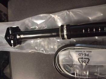 Used Lapierre Telescopico MTB 31.6mm 100mm Cavo Interno Levetto Sinistro bike — image 4 of 8