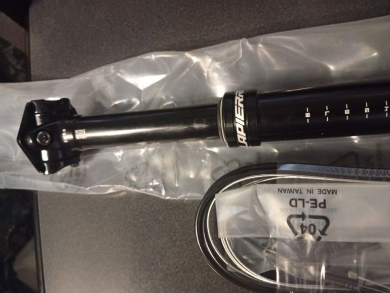 Used Lapierre Telescopico MTB 31.6mm 100mm Cavo Interno Levetto Sinistro bike — image 4 of 8