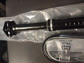 Used Lapierre Telescopico MTB 31.6mm 100mm Cavo Interno Levetto Sinistro bike — image 3 of 8