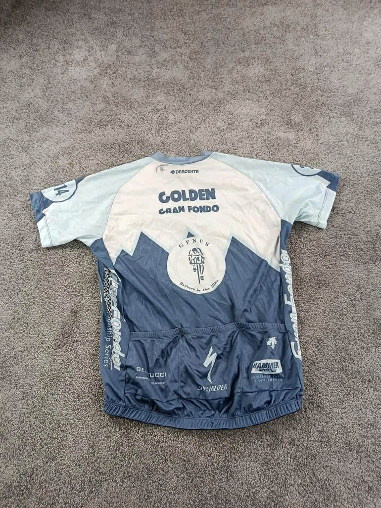 Used Descente maillot velo homme taille l -39 6832 cyclisme route Specialized grand fondo bike — image 6 of 9