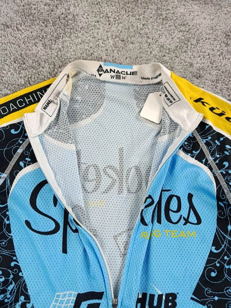 Panache maillot velo femme taille l -52 7222 cyclisme route respirant Nouveau-Mexique USA bike d'occasion — image 3 sur 9