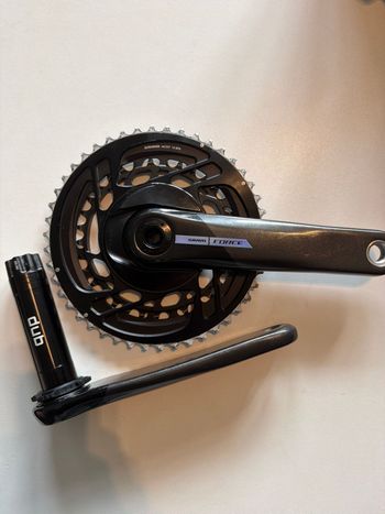 Used Sram Force D2 46/33 Chainrings 172.5mm Cranks 2024 bike