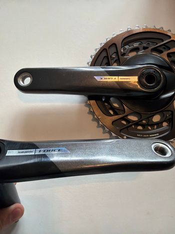 Używany Sram Force D2 46/33 Chainrings 172.5mm Cranks 2024 bike — zdjęcie 4 z 5