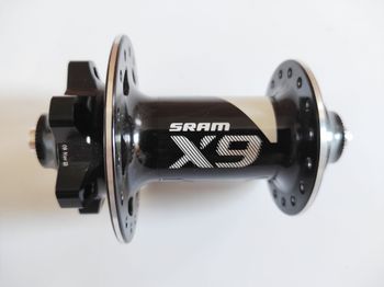 Used Sram X9 Front Hub 32H QR 9x100mm bike — image 2 of 9