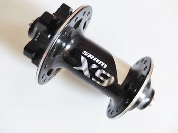 Used Sram X9 Front Hub 32H QR 9x100mm bike — image 3 of 9