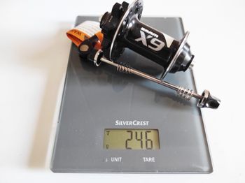 Used Sram X9 Front Hub 32H QR 9x100mm bike — image 9 of 9