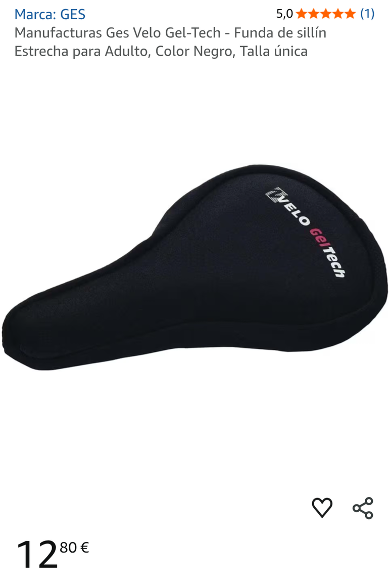 Used gel tech Funda para sillín de bicicleta Velo GelTech bike — image 3 of 3