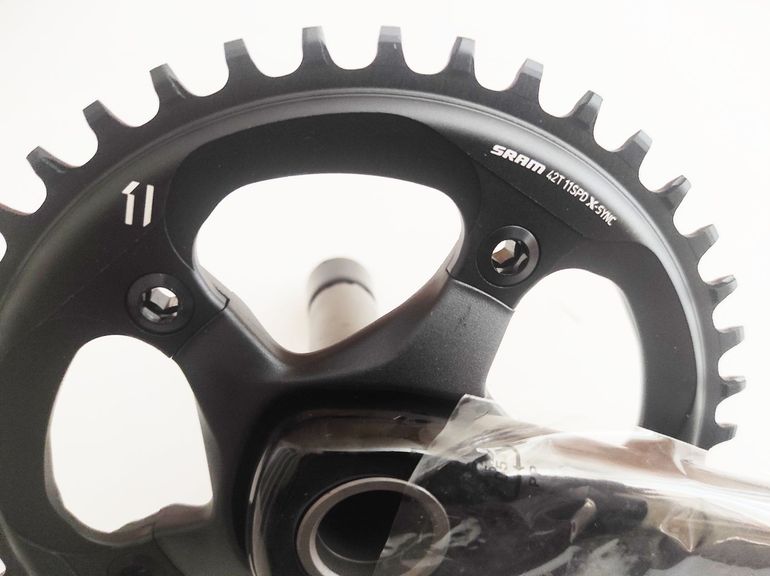 Używany Sram Rival 1 GXP Chainset 1x11 Speed 42T 172.5mm bike — zdjęcie 3 z 13