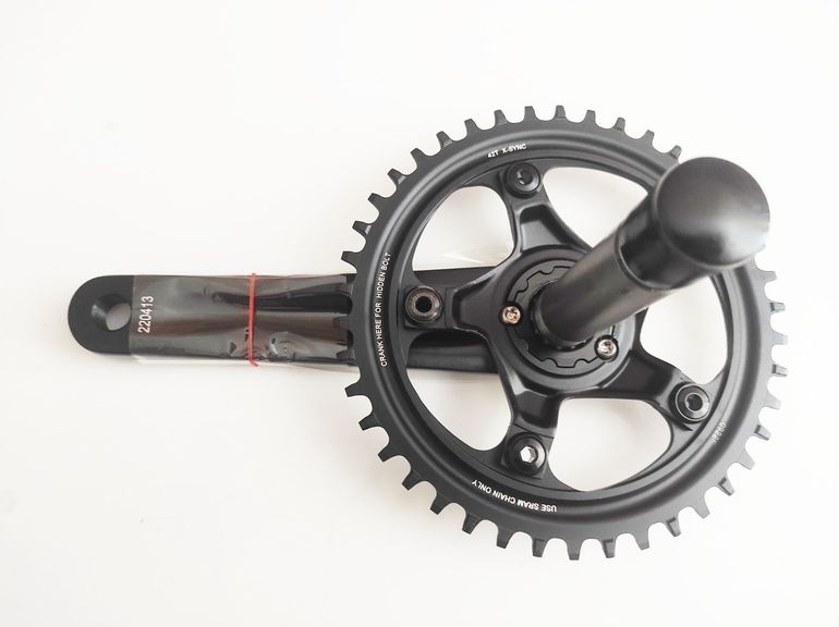 Używany Sram Rival 1 GXP Chainset 1x11 Speed 42T 172.5mm bike — zdjęcie 5 z 13