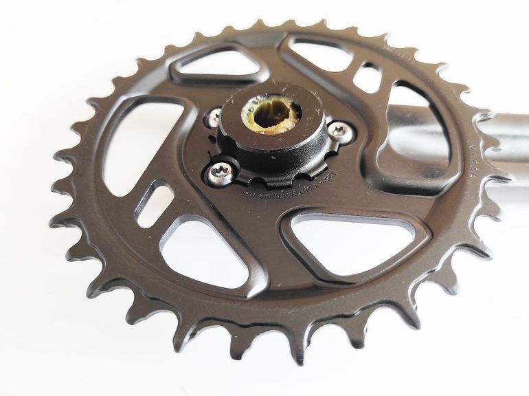 Używany Truvativ Stylo 6K Crankset 1x11/12 Speed PowerSpline Boost DM 32T 170mm bike — zdjęcie 6 z 10