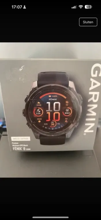 Used Premium fēnix 8 Sapphire AMOLED 51mm bike