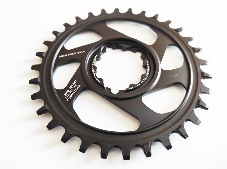 Used Sram X-SYNC 32T Direct Mount Narrow Wide ChainRing 3mm Offset Boost bike — image 6 of 12