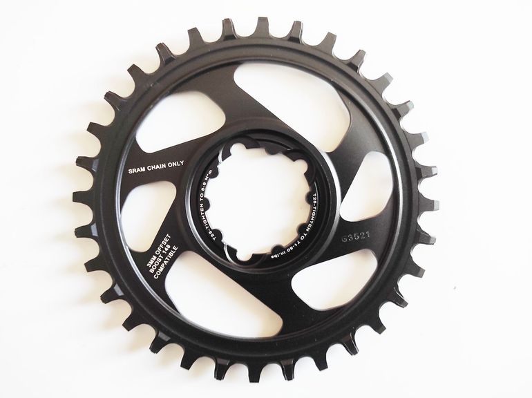 Used Sram X-SYNC 32T Direct Mount Narrow Wide ChainRing 3mm Offset Boost bike — image 3 of 12