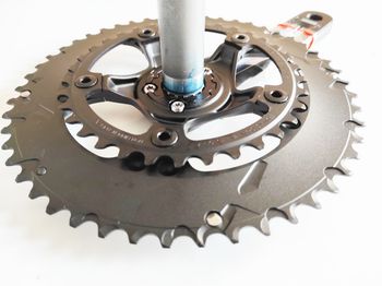 Used Sram Rival 22 GXP Chainset 2x11 Speed 50/34T 170mm bike — image 5 of 10