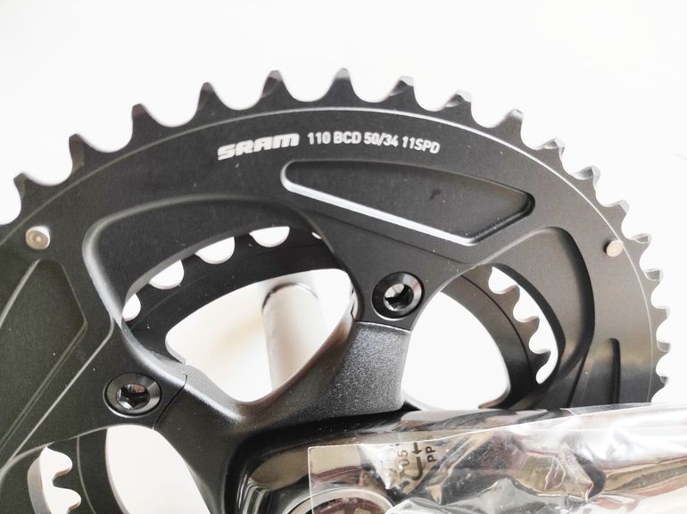 Used Sram Rival 22 GXP Chainset 2x11 Speed 50/34T 170mm bike — image 3 of 10