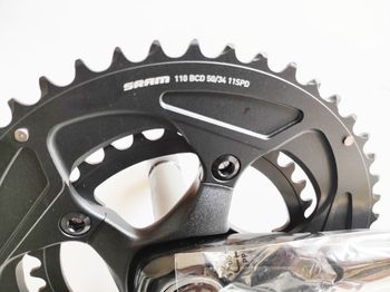 Used Sram Rival 22 GXP Chainset 2x11 Speed 50/34T 172.5mm bike — image 3 of 10
