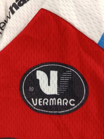 Vermarc maillot velo homme taille M-32 6702 cyclisme route respirant Bianchi bike de segunda mano — imagen 2 de 5