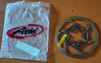 Used Avid 160mm 6 Fori IS con spider Alu bike — image 2 of 3