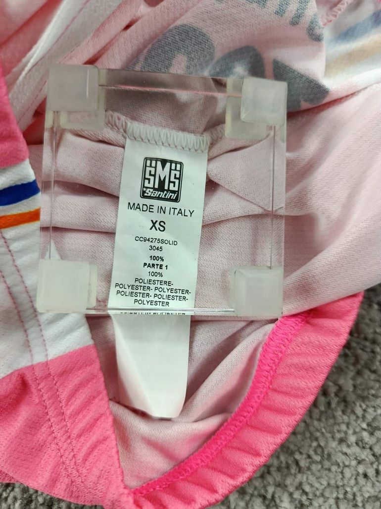 Używany Santini maillot velo homme taille xs -29 7989 cyclisme route respirant Alpe d'Huez, marque:, état: Très bon état, taille: XS, 30, 00 € bike — zdjęcie 6 z 9