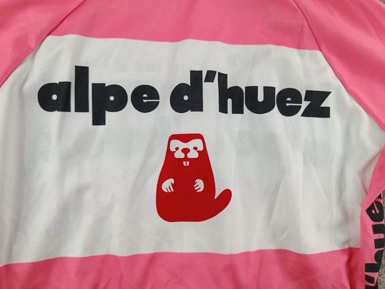 Używany Santini maillot velo homme taille xs -29 7989 cyclisme route respirant Alpe d'Huez, marque:, état: Très bon état, taille: XS, 30, 00 € bike — zdjęcie 8 z 9