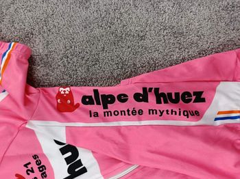 Używany Santini maillot velo homme taille xs -29 7989 cyclisme route respirant Alpe d'Huez, marque:, état: Très bon état, taille: XS, 30, 00 € bike — zdjęcie 3 z 9
