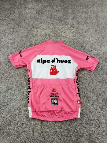 Używany Santini maillot velo homme taille xs -29 7989 cyclisme route respirant Alpe d'Huez, marque:, état: Très bon état, taille: XS, 30, 00 € bike — zdjęcie 7 z 9