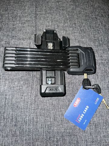Used ABUS Bordo 6000K/90 Faltschloss mitHalterung Cycling Accessories