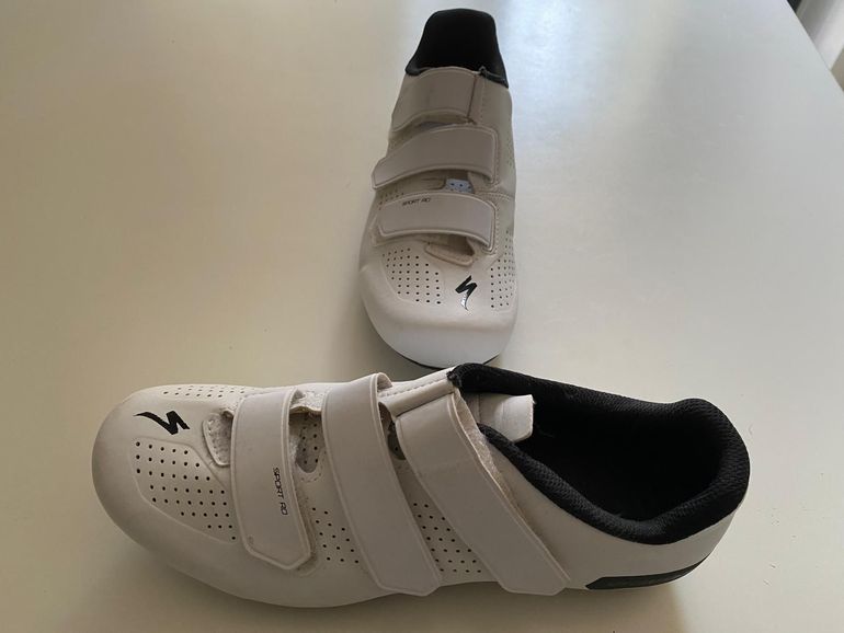 Used Specialized Sport Road Shoes White Size 41 bike — image 3 of 7