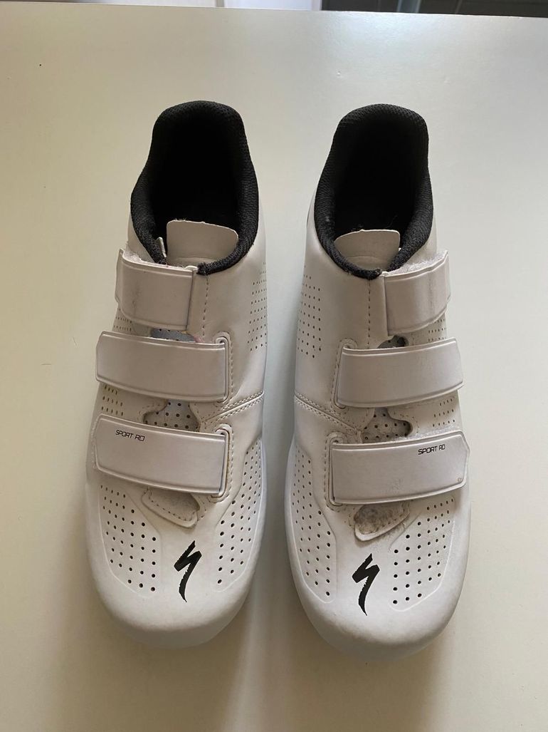 Used Specialized Sport Road Shoes White Size 41 bike — image 1 of 7