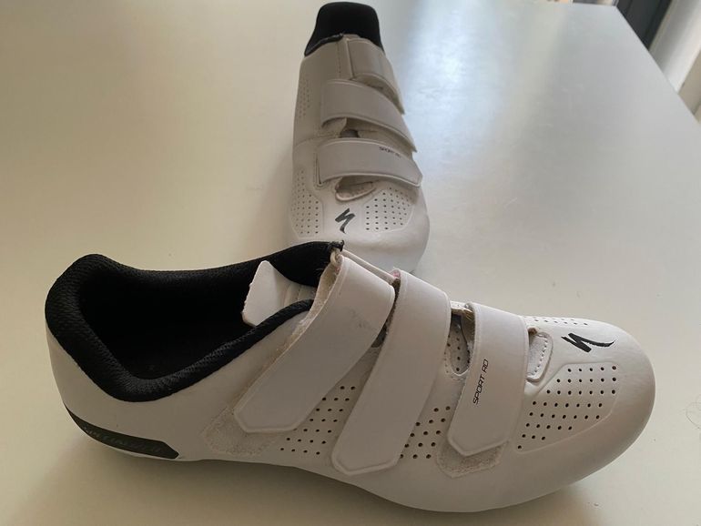 Used Specialized Sport Road Shoes White Size 41 bike — image 4 of 7