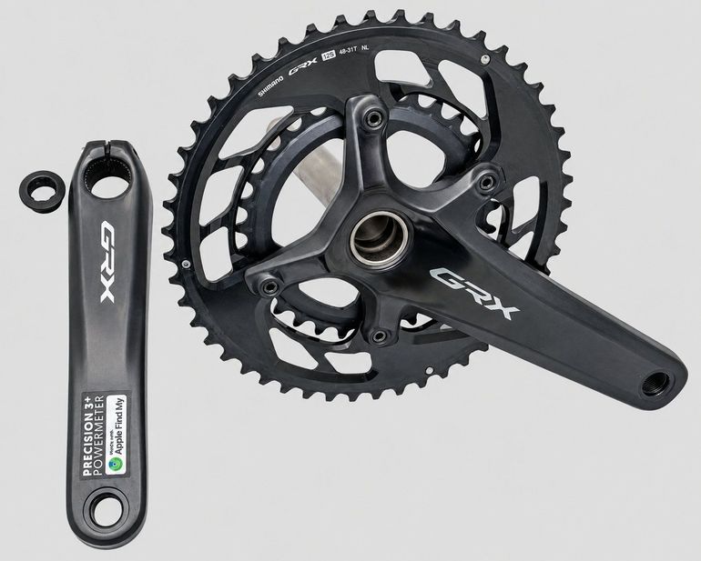 Używany Shimano GRX FC-RX810/RX820 2x12-fach 175 mm and 4iiii Powermeter 2026 bike — zdjęcie 1 z 6