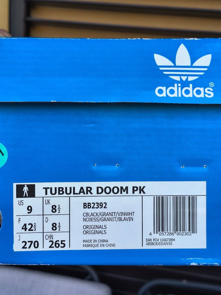 Used Adidas Tubular Doom PK Primeknit Unisex Size 42.5 EU bike — image 9 of 9